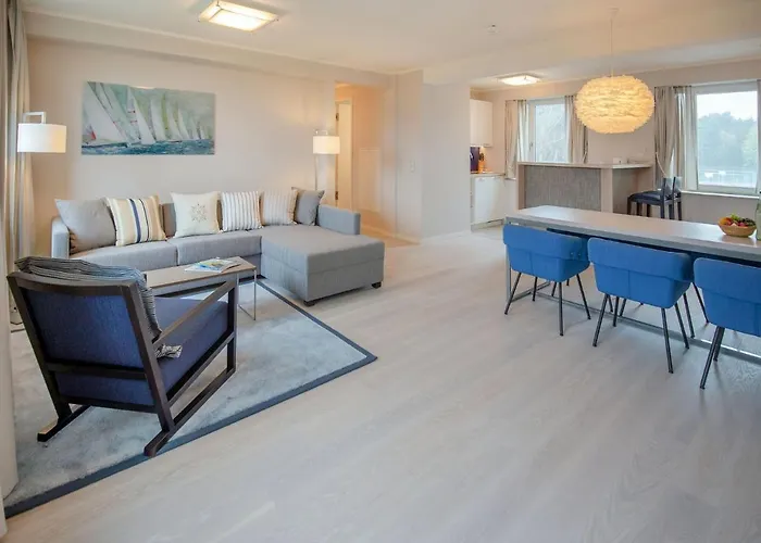 Apartment Dünenresidenz Prora - Mit Meerblick, 3 Schlafzimmern, Balkon Und Sauna Np-306 Binz