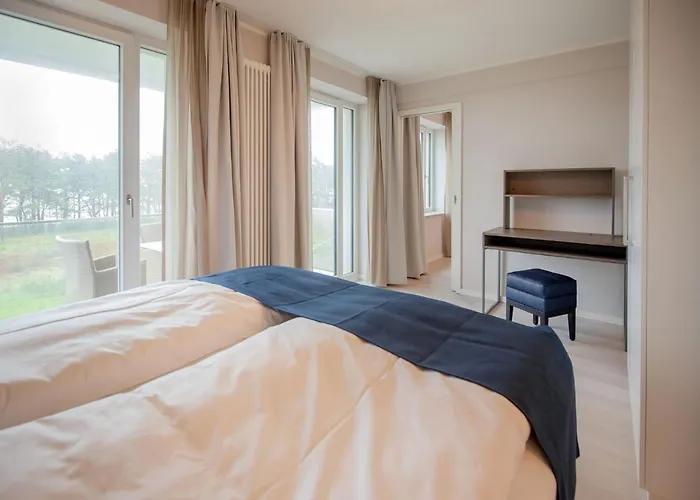 Apartment Dünenresidenz Prora - Mit Meerblick, 3 Schlafzimmern, Balkon Und Sauna Np-306 Binz